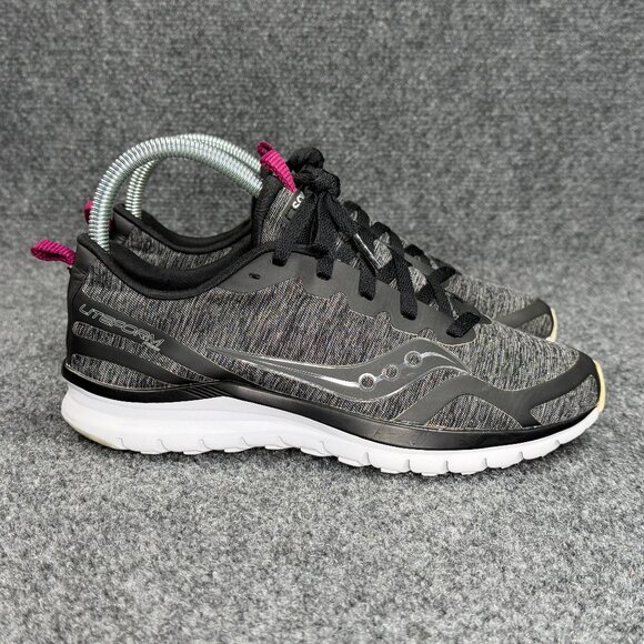 Saucony Liteform Feel Running Shoes Women's Size 6.5 Black Athleitc Training Run - Picture 1 of 12